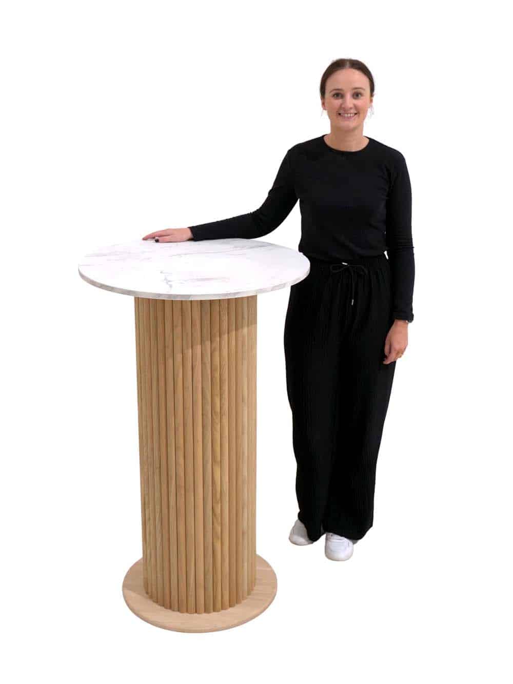 SN14893-_Poseur-Table-White-Marble-Effect-Top-Wooden-Fluted-Base_event_prop_hire_EPH_Creative_609-copy-_optimised