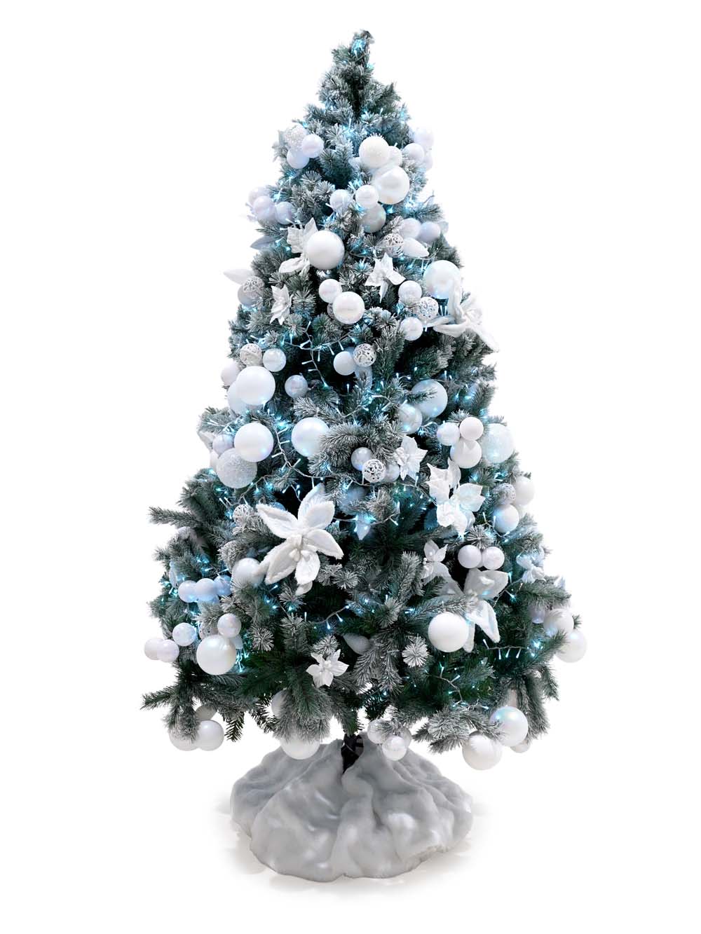 SN14846_Indoor Prelit Dressed Christmas Tree - 2.1m - White Luxe_event_prop_hire_EPH_Creative (1) copy _optimised