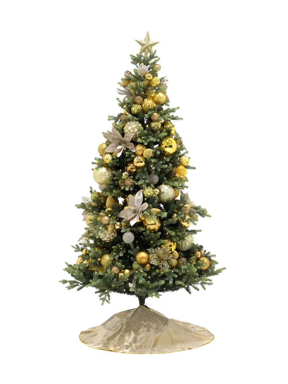 SN14848-_Indoor-Prelit-Dressed-Christmas-Tree-2.1m-Gold-Luxe_event_prop_hire_EPH_Creative_052-copy-_optimised