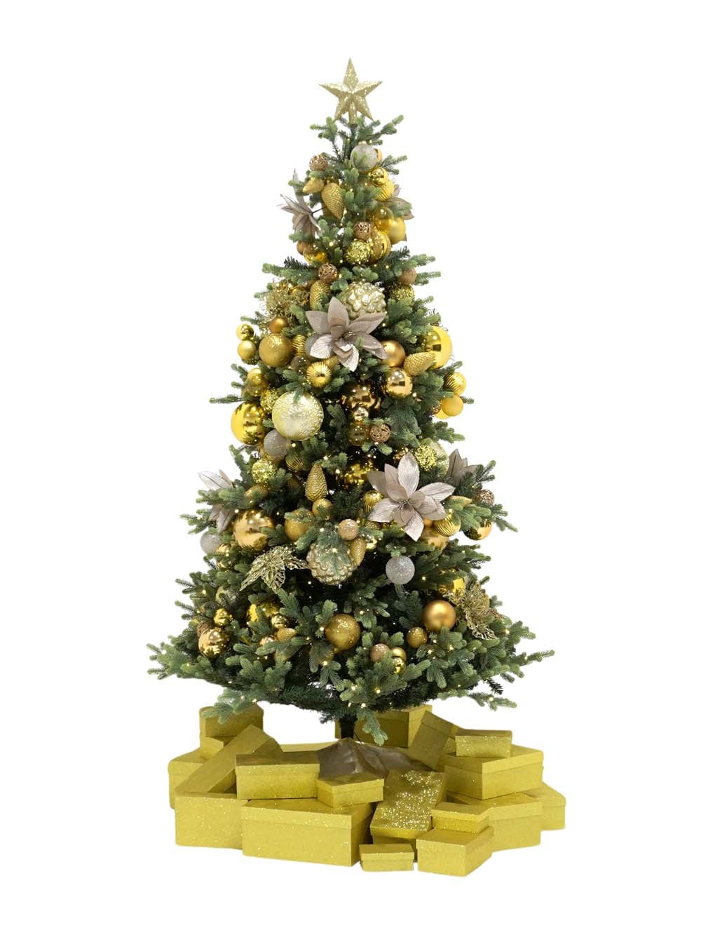 SN14848-_Indoor-Prelit-Dressed-Christmas-Tree-2.1m-Gold-Luxe_event_prop_hire_EPH_Creative_423-copy-_optimised