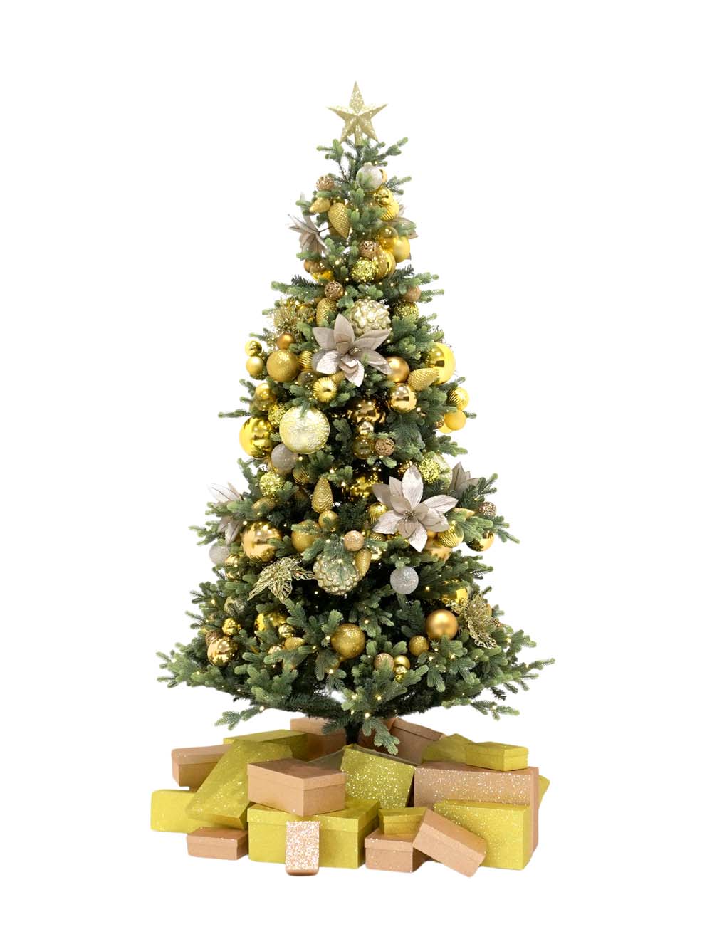 SN14848-_Indoor-Prelit-Dressed-Christmas-Tree-2.1m-Gold-Luxe_event_prop_hire_EPH_Creative_442-copy-_optimised