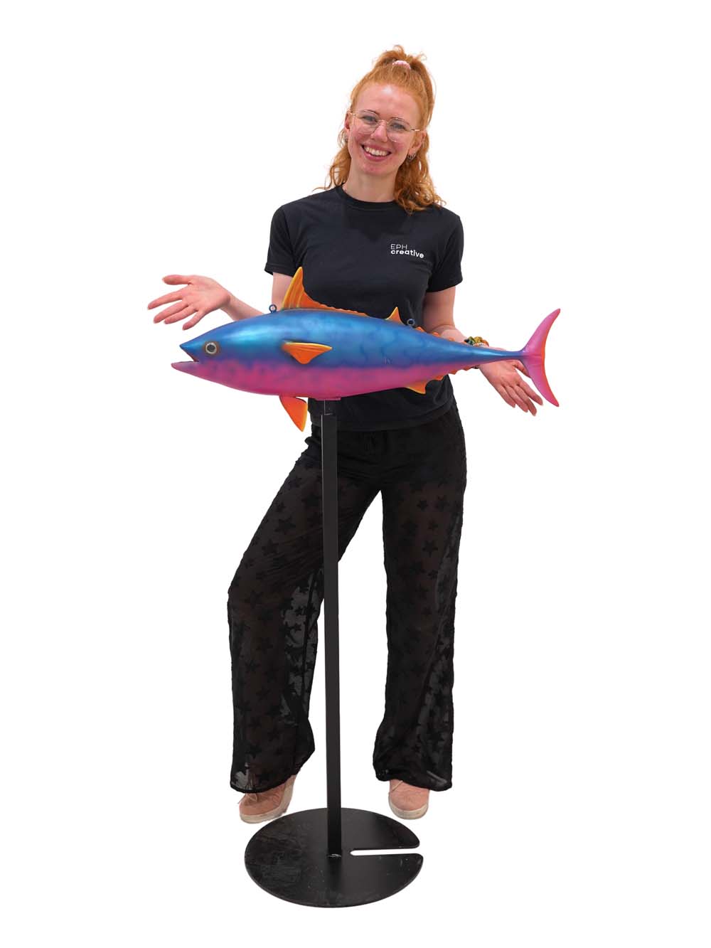 SN16009 _Colourful Fish - Blue_Pink - (Floor Standing)_event_prop_hire_EPH_Creative_255 copy _optimised