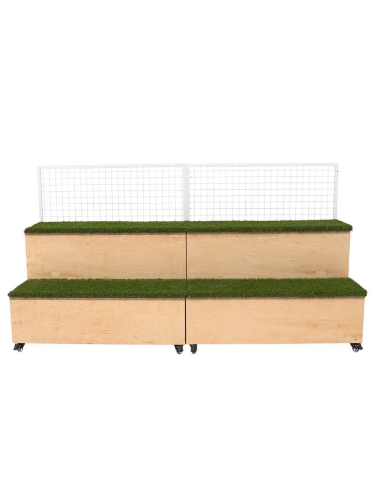 Bleachers Style Seating Unit – Grass Tops