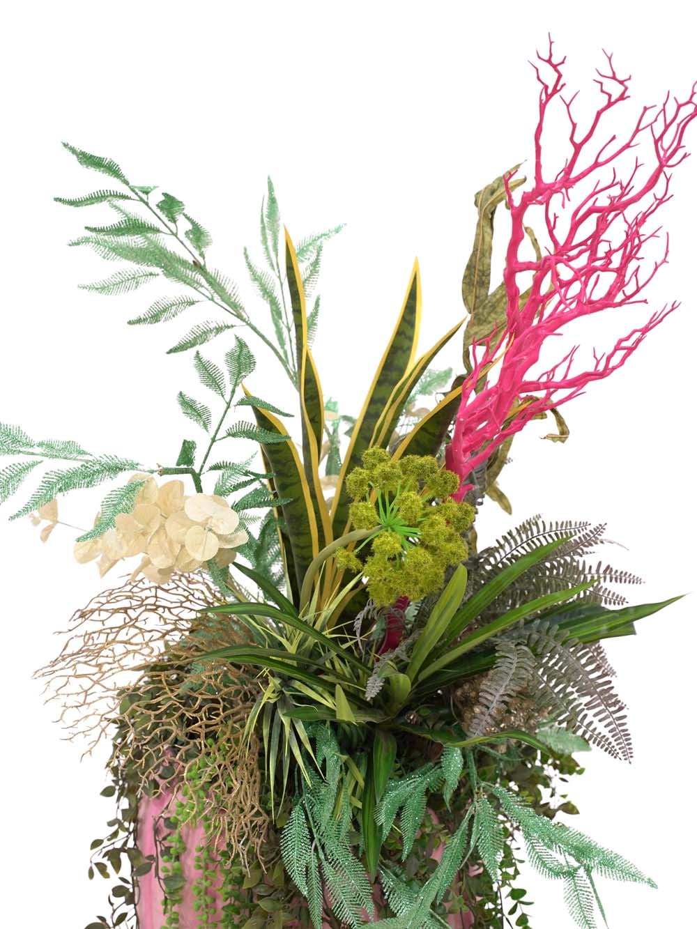 SN15957 _Potted Floral Display - 'Under the Sea' - Tall Pink Pot_event_prop_hire_EPH_Creative_953 copy _optimised