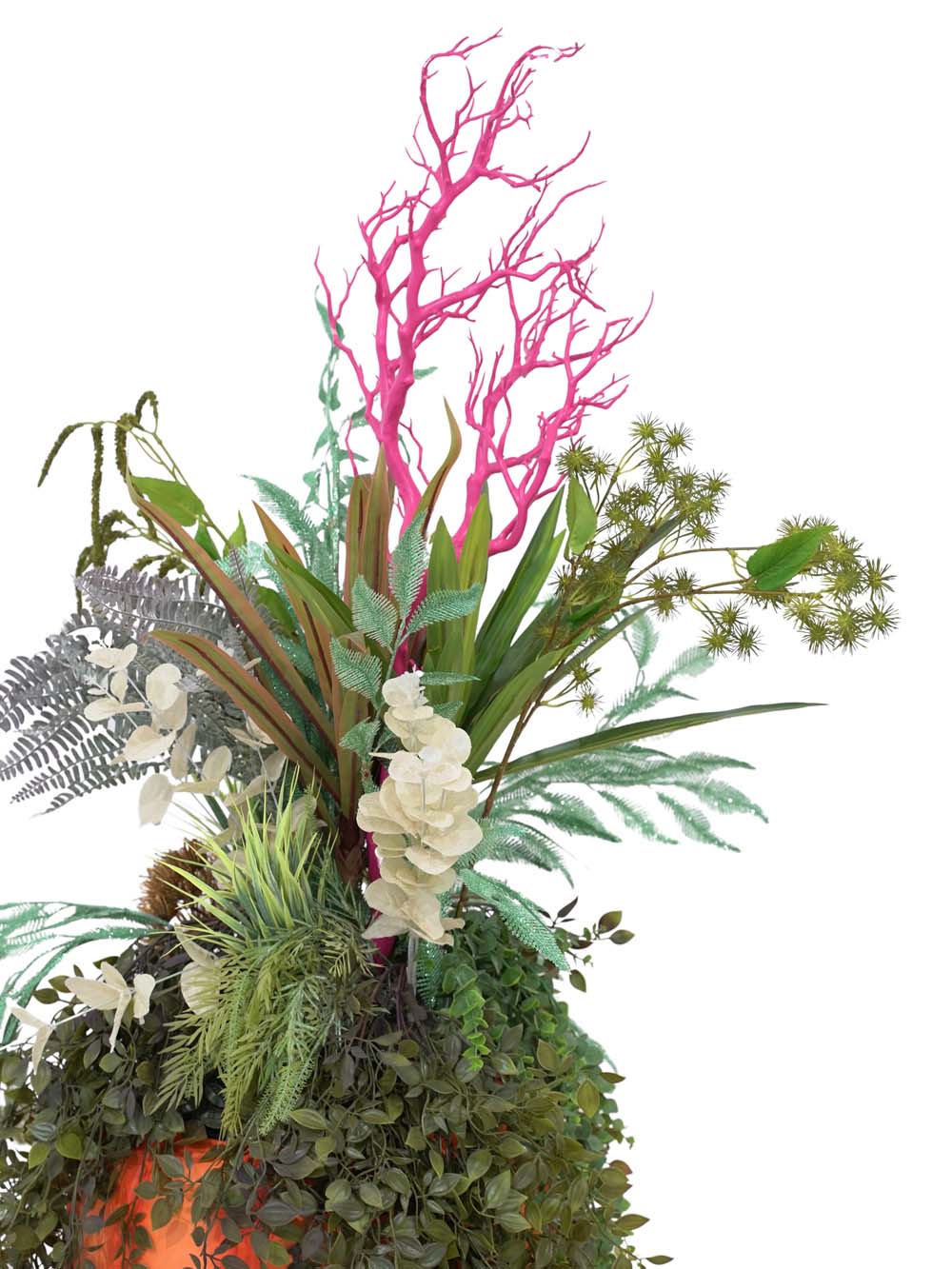 SN15958 _Potted Floral Display - 'Under the Sea' - Tall Orange Pot_event_prop_hire_EPH_Creative_601 copy _optimised