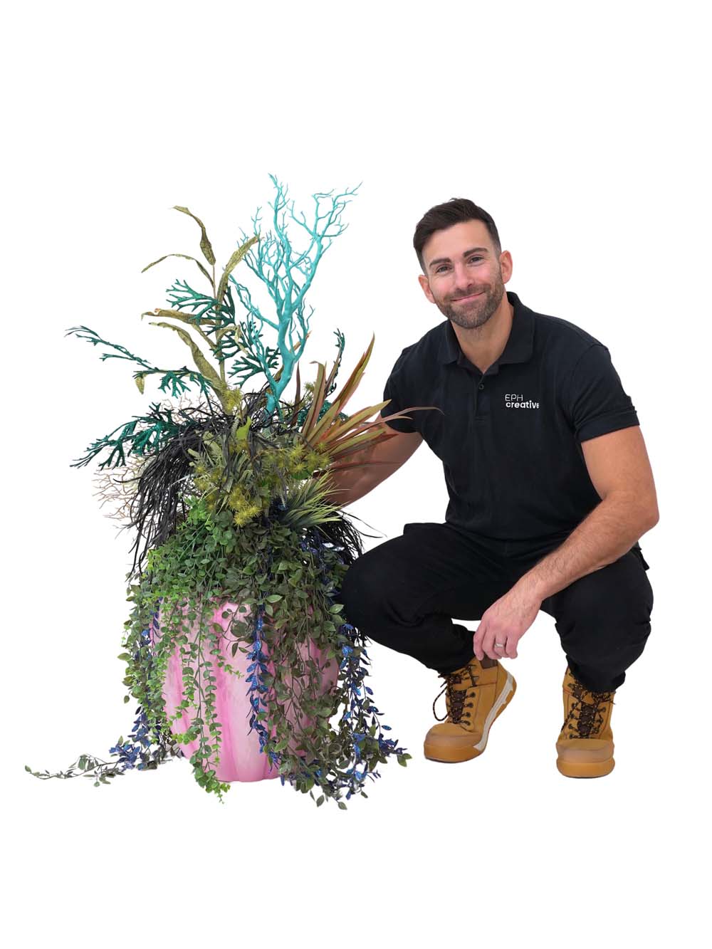 SN15959 _Potted Floral Display - 'Under the Sea' - Short Pink Pot_event_prop_hire_EPH_Creative_802 copy _optimised
