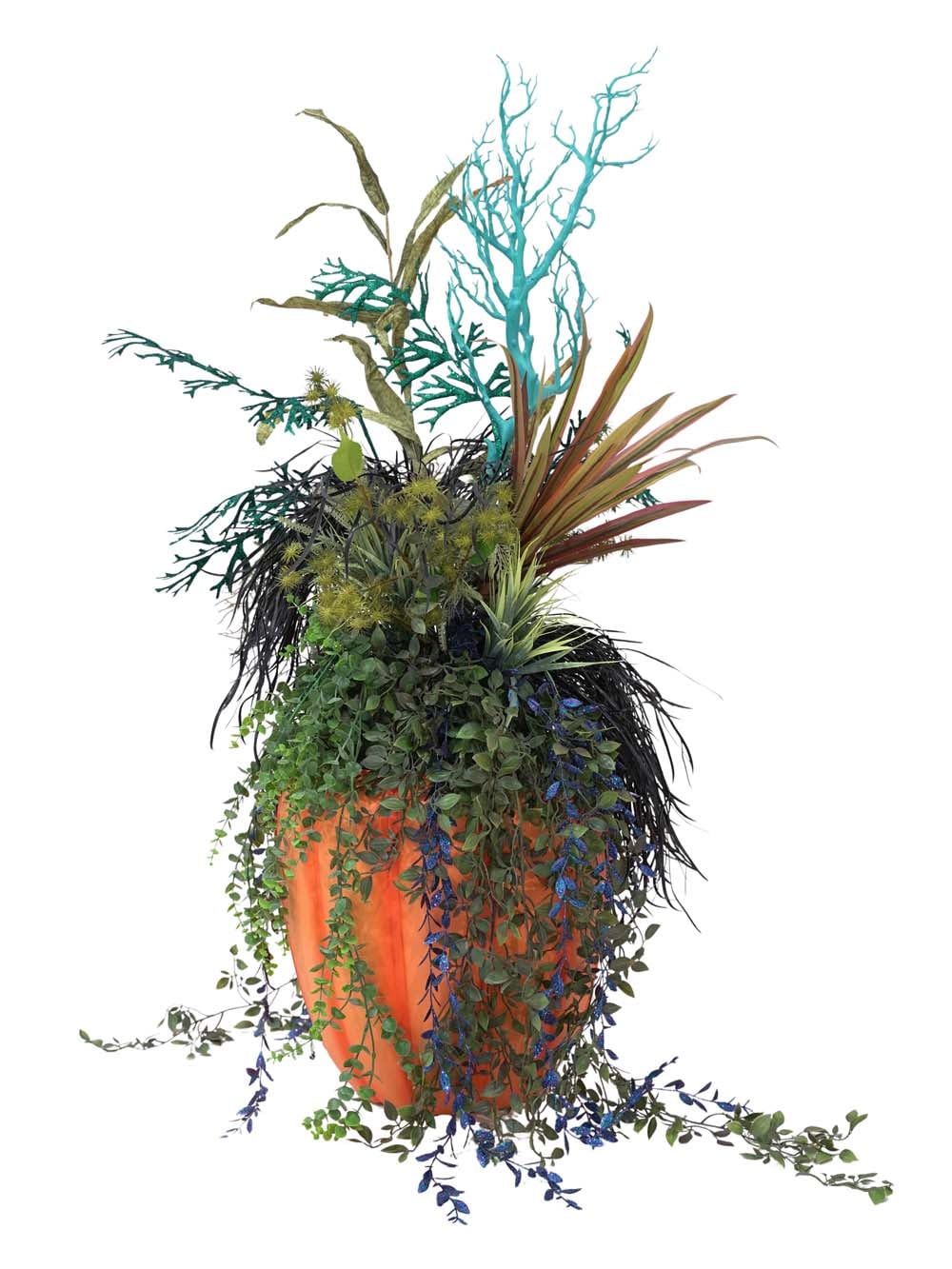 SN15960 _Potted Floral Display - 'Under the Sea' - Short Orange Pot_event_prop_hire_EPH_Creative_796 copy _optimised
