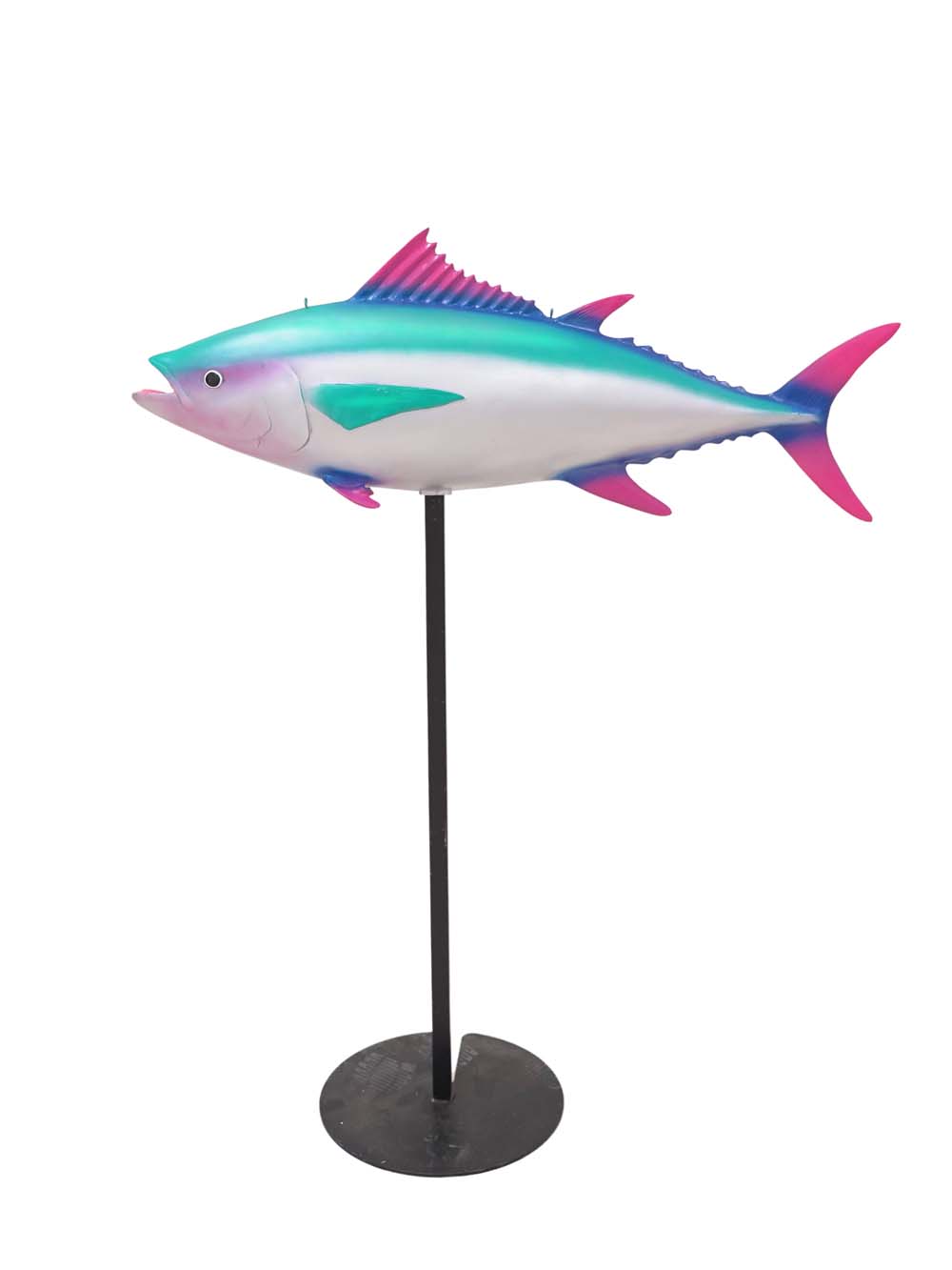 SN16318 _Colourful Fish - Silver_Turquoise - (Floor Standing)_event_prop_hire_EPH_Creative_112 copy _optimised