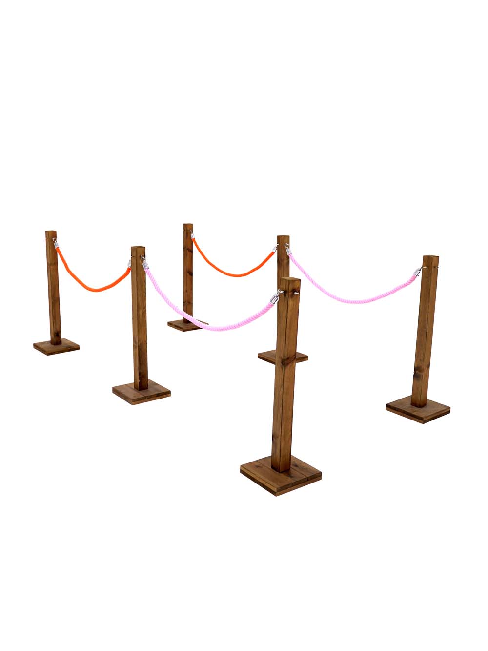 SN16416 _Rustic Walkway - Pink_Orange - (6 Stanchions, 4 Ropes)_event_prop_hire_EPH_Creative_067 copy _optimised