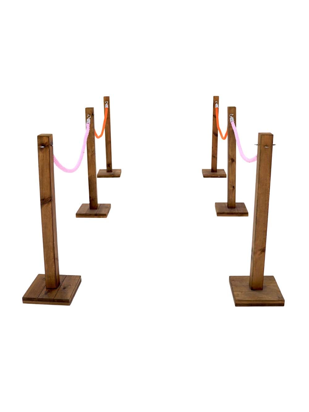 SN16416 _Rustic Walkway - Pink_Orange - (6 Stanchions, 4 Ropes)_event_prop_hire_EPH_Creative_072 copy _optimised