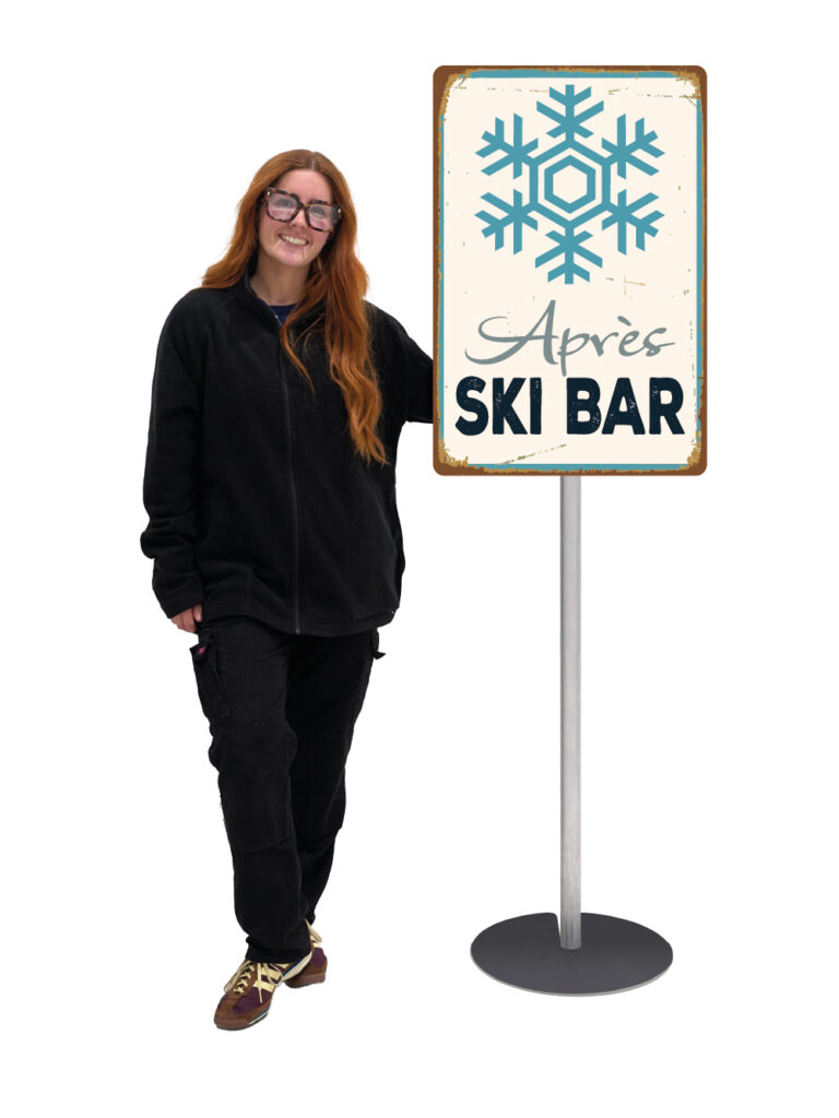 Metal Signpost – ‘Après Ski Bar’