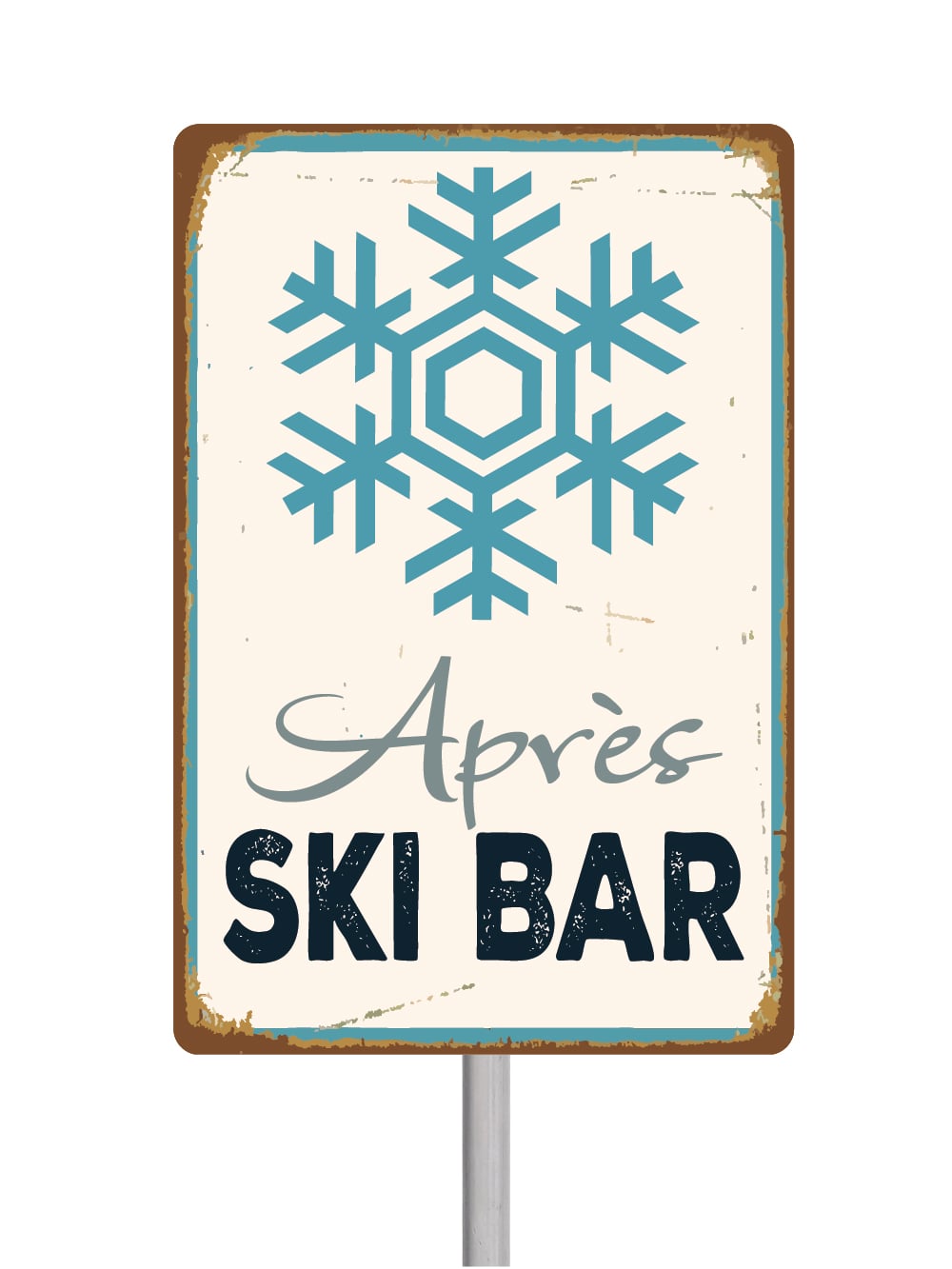 SN16958 _Metal Signpost - 'Après Ski Bar'_event_prop_hire_EPH_Creative_002