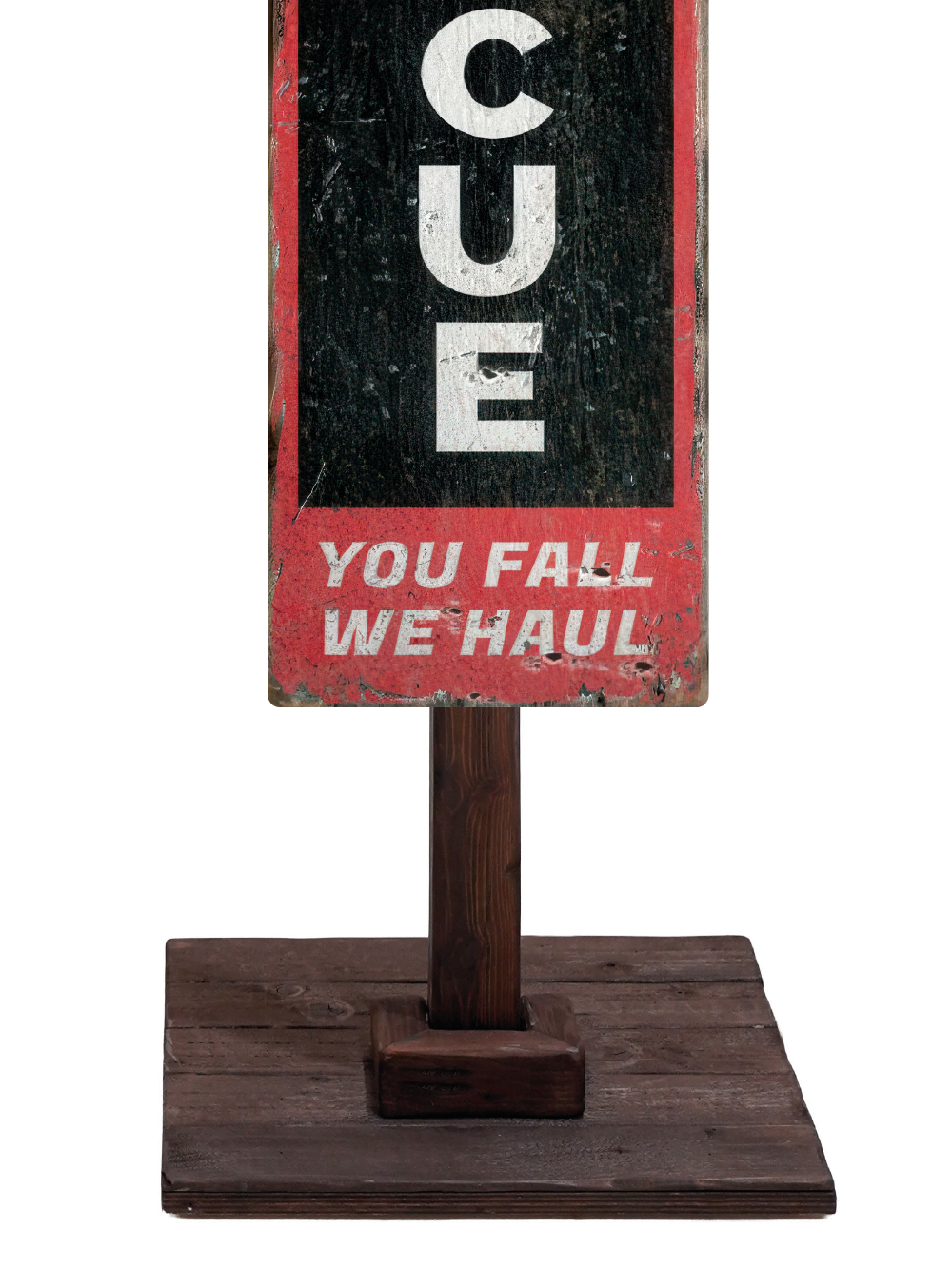 SN16964 _Wooden Signpost - 'Mountain Rescue'_event_prop_hire_EPH_Creative_008