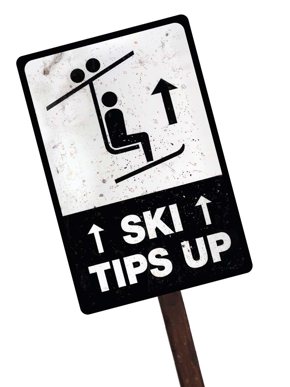 SN17022 _Wooden Signpost - 'Ski Tips Up'_event_prop_hire_EPH_Creative_004 _optimised