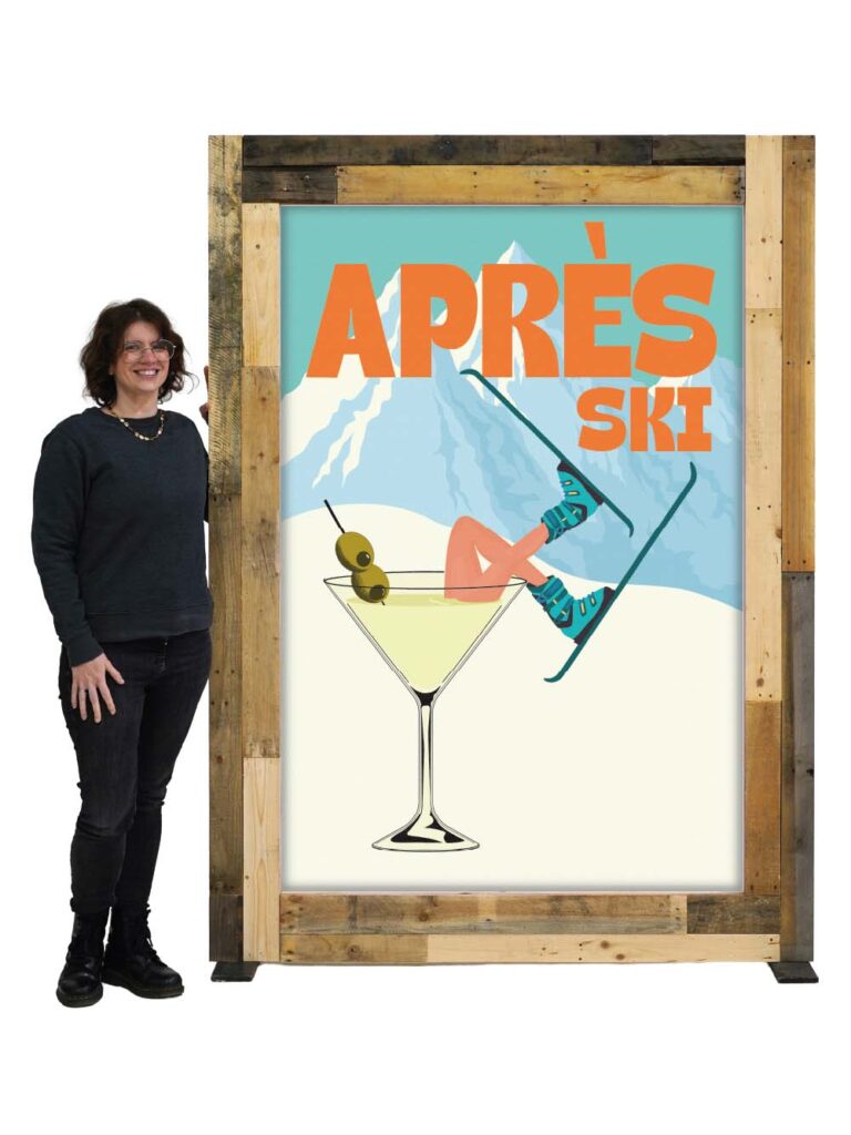 Après Ski #1 – Giant Palletwood Frame