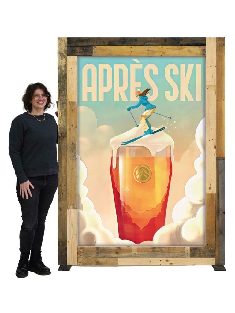 Après Ski #2 – Giant Palletwood Frame