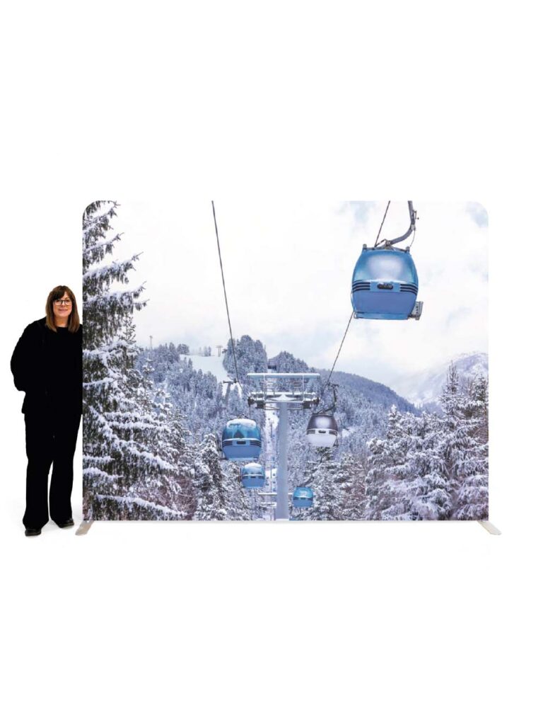 Double Sided Backdrop – Cable Cars #2 – 2.3m x 3m