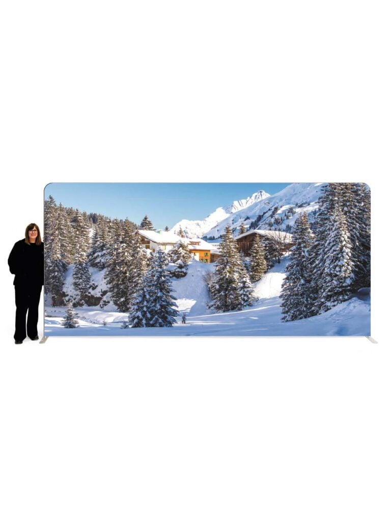 Double Sided Backdrop – Alpine Hills Scene #2 – 2.3m x 5m