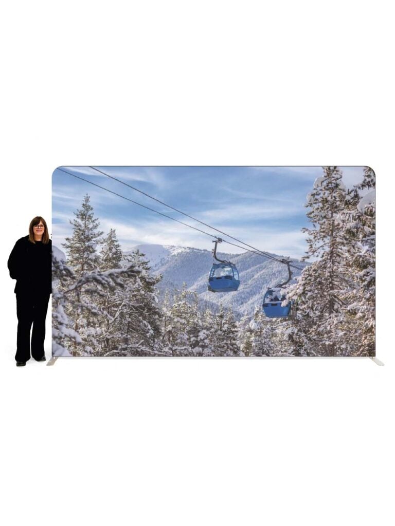 Double Sided Backdrop – Cable Cars Scene #1 – 2.3m x 4m