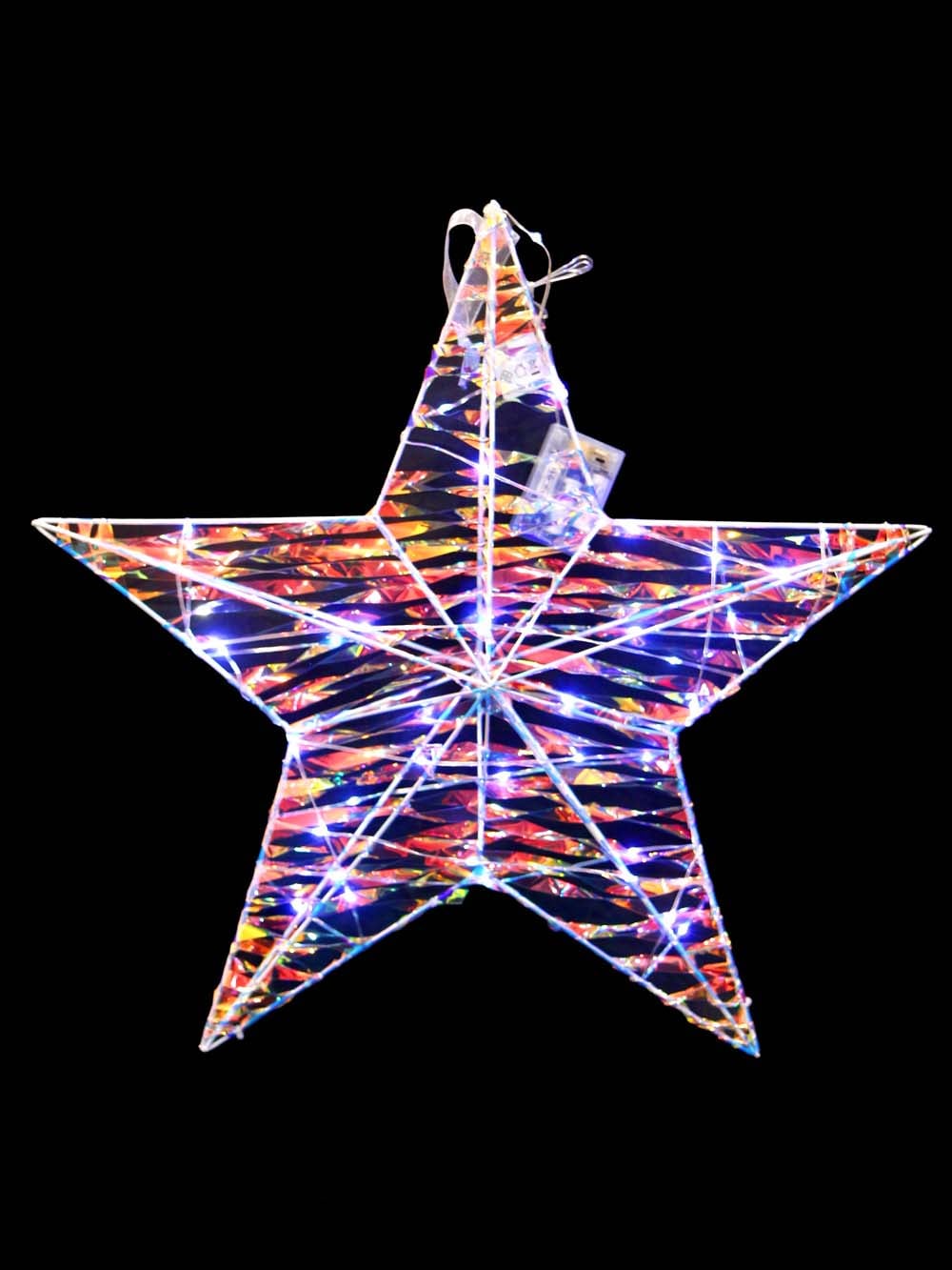 SN14000 _Iridescent Ribbon Micro LED Star - Cool White - (Battery Operated)_event_prop_hire_EPH_Creative_076 copy _optimised