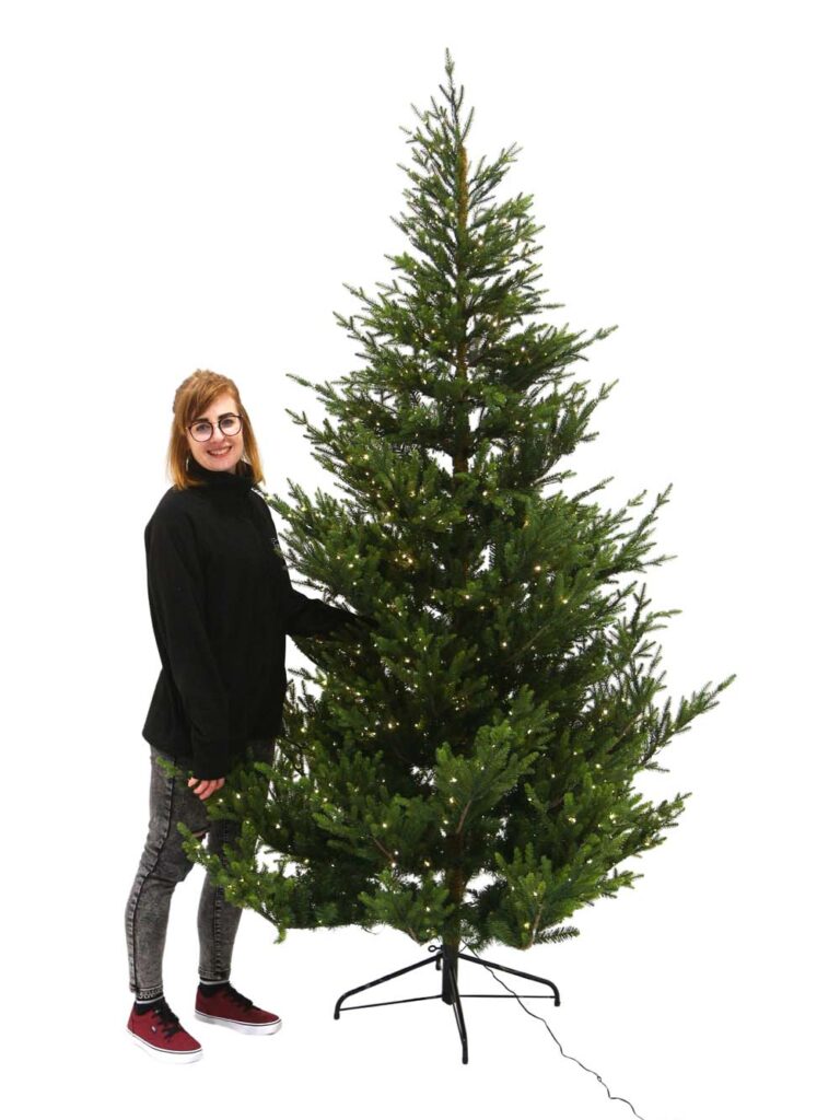 Prelit Green Spruce Tree – Warm White – 2.4m