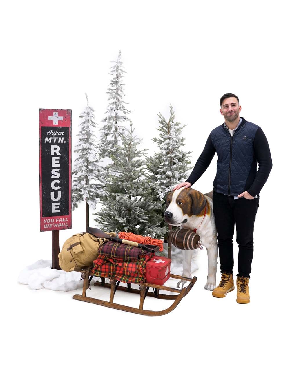 SN16975 _Winter Tree Montage - Alpine Rescue_event_prop_hire_EPH_Creative_244 _optimised