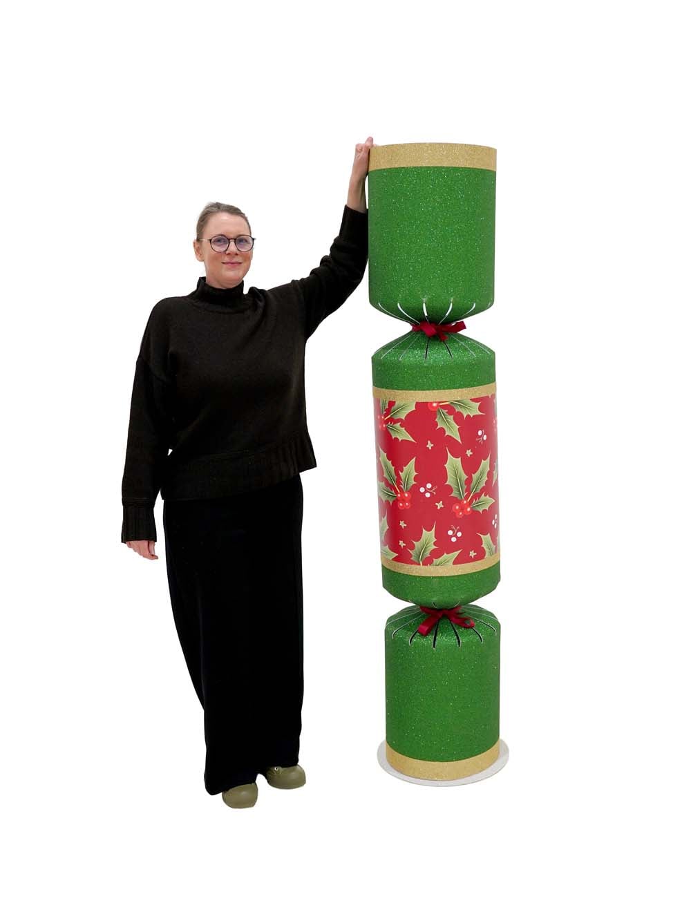 SN16978_Christmas Cracker Prop - large - green_event_prop_hire_EPH_Creative (13) _optimised