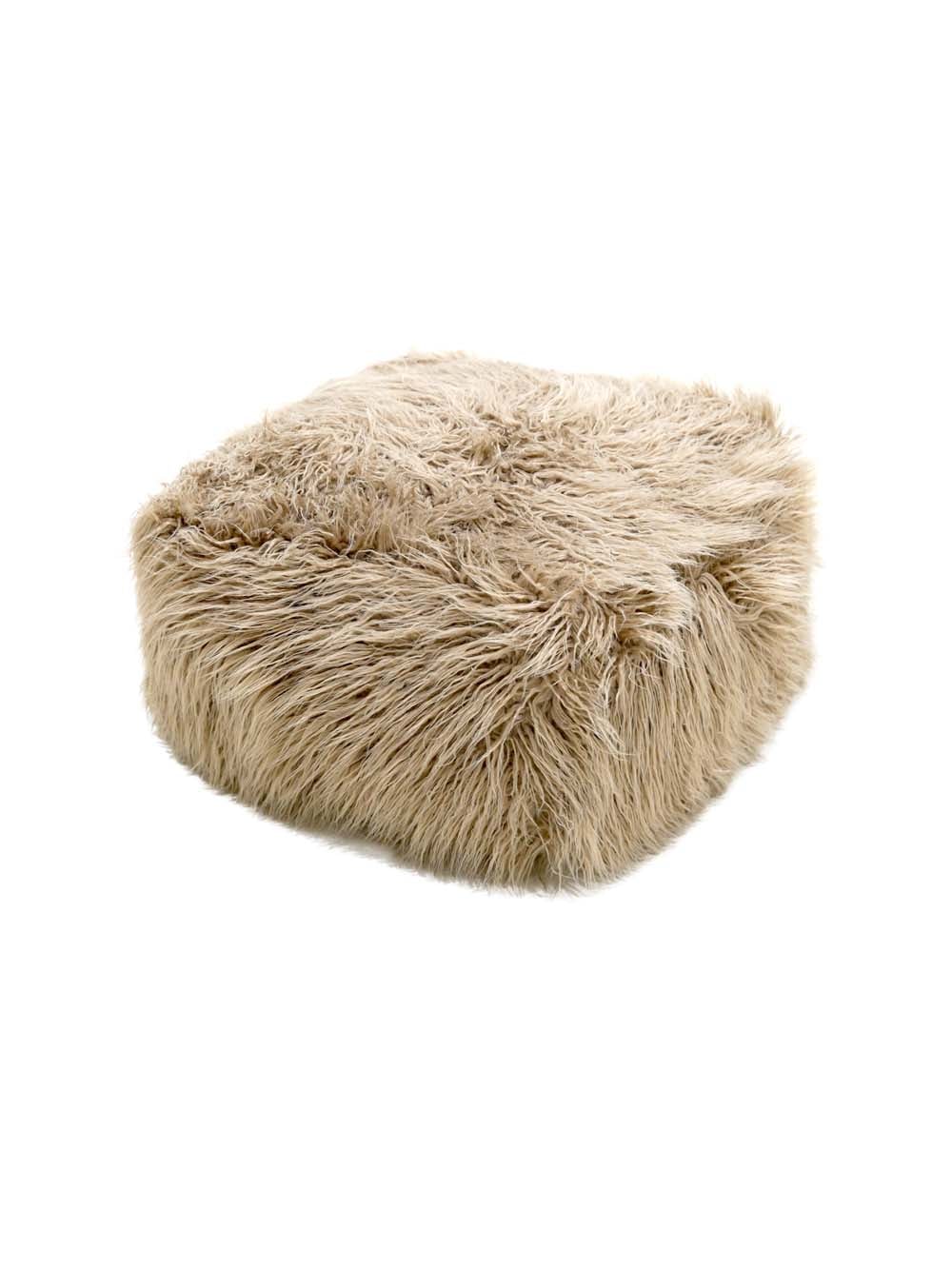 SN17029_Square Faux Fur Pouffe Taupe_event_prop_hire_EPH_Creative (5) _optimised
