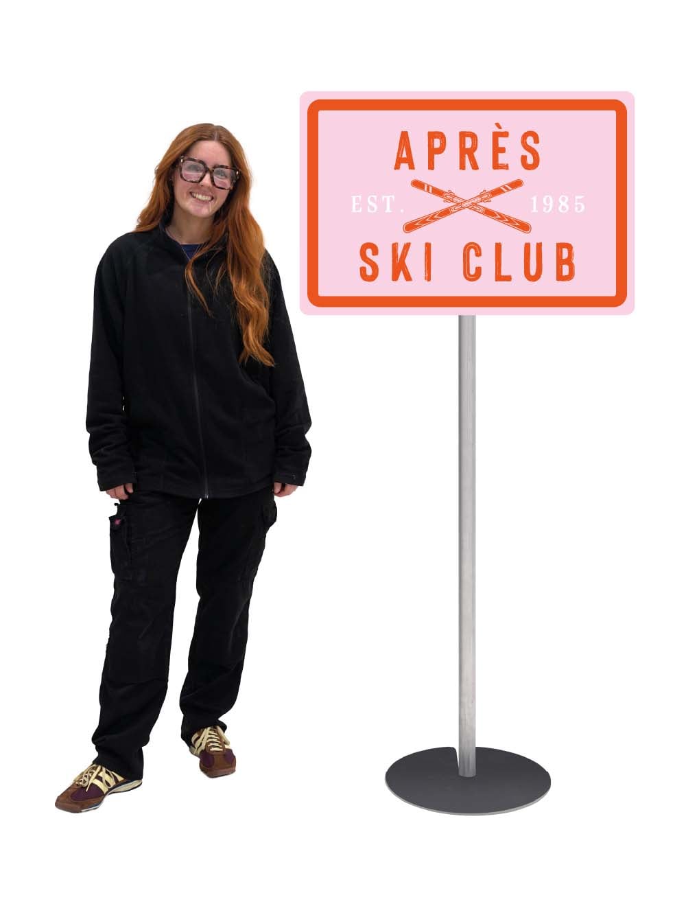 SN17270 _Metal Signpost - 'Après Ski Club'_event_prop_hire_EPH_Creative_001