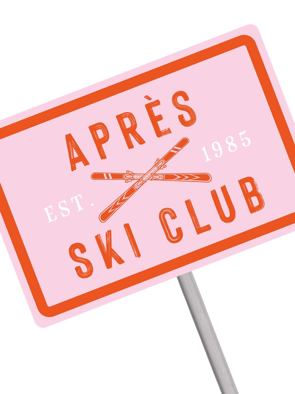 SN17270 _Metal Signpost - 'Après Ski Club'_event_prop_hire_EPH_Creative_002