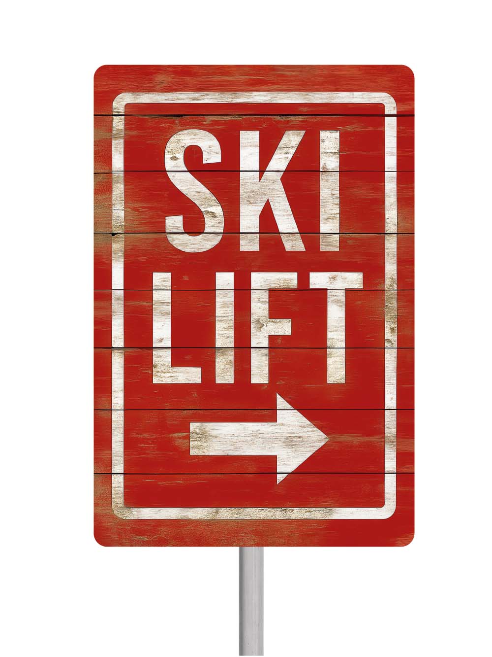 SN17282 _Wooden Signpost - 'Ski Lift' - Red_event_prop_hire_EPH_Creative_014