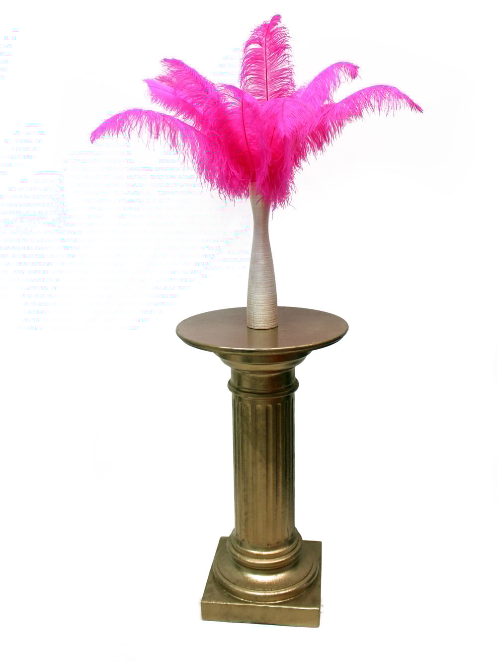 SN2964_Hot Pink Feather Display in Gold Vase_event prop hire_0005IMG_5357 copy_optimised