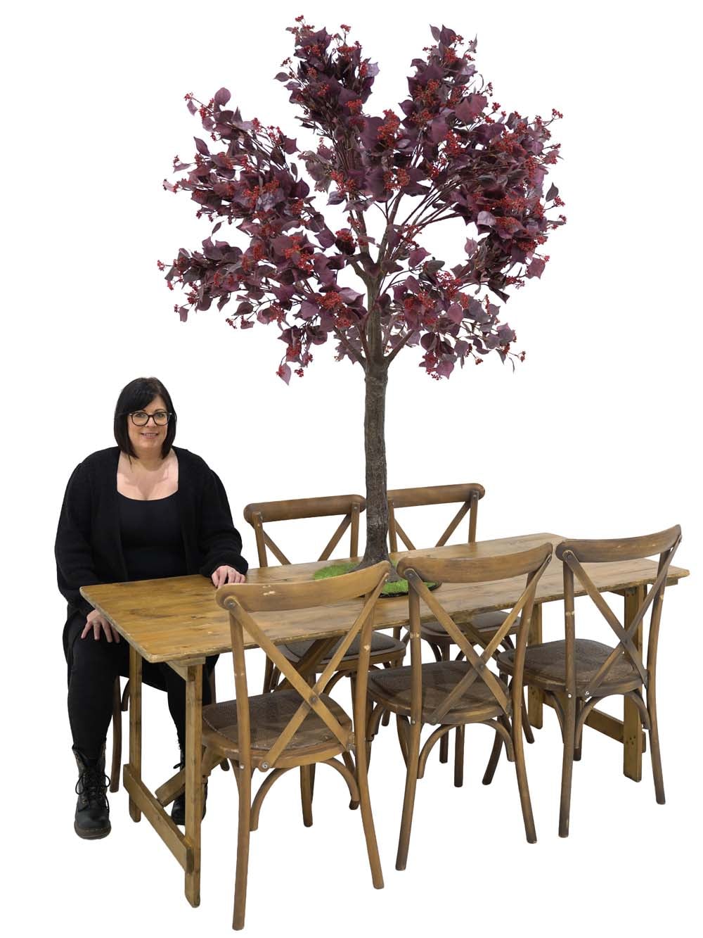 SN17452_Table Top Tree (1.8m) - Burgundy Foliage_Berry_event_prop_hire_EPH_Creative (6) copy _optimised