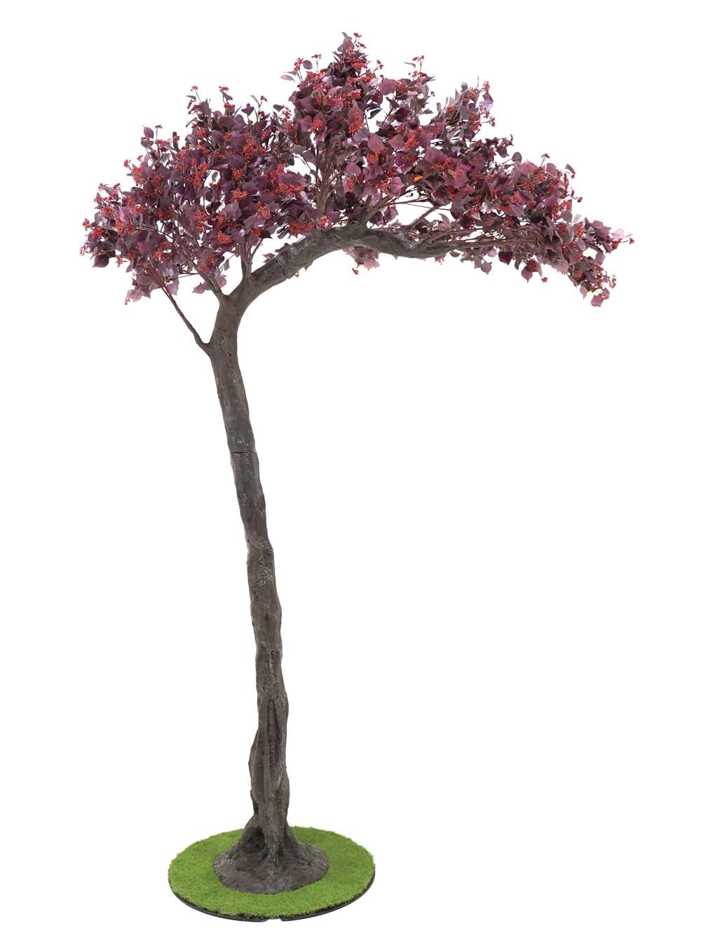 SN17453_Half Arch Tree (3.5m) - Burgundy Foliage_Berry_event_prop_hire_EPH_Creative (8) copy _optimised _optimised