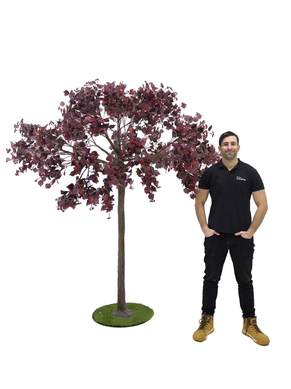 SN17460_Umbrella Table Top Tree - Burgundy Foliage_Berry_event_prop_hire_EPH_Creative (2) copy _optimised