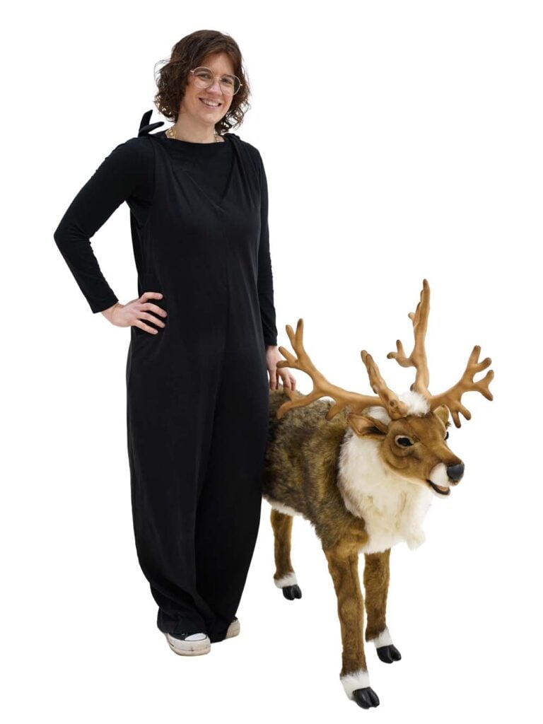 Animatronic Furry Reindeer Prop – Small