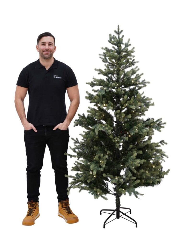 Prelit Green Spruce Tree – 1.8m