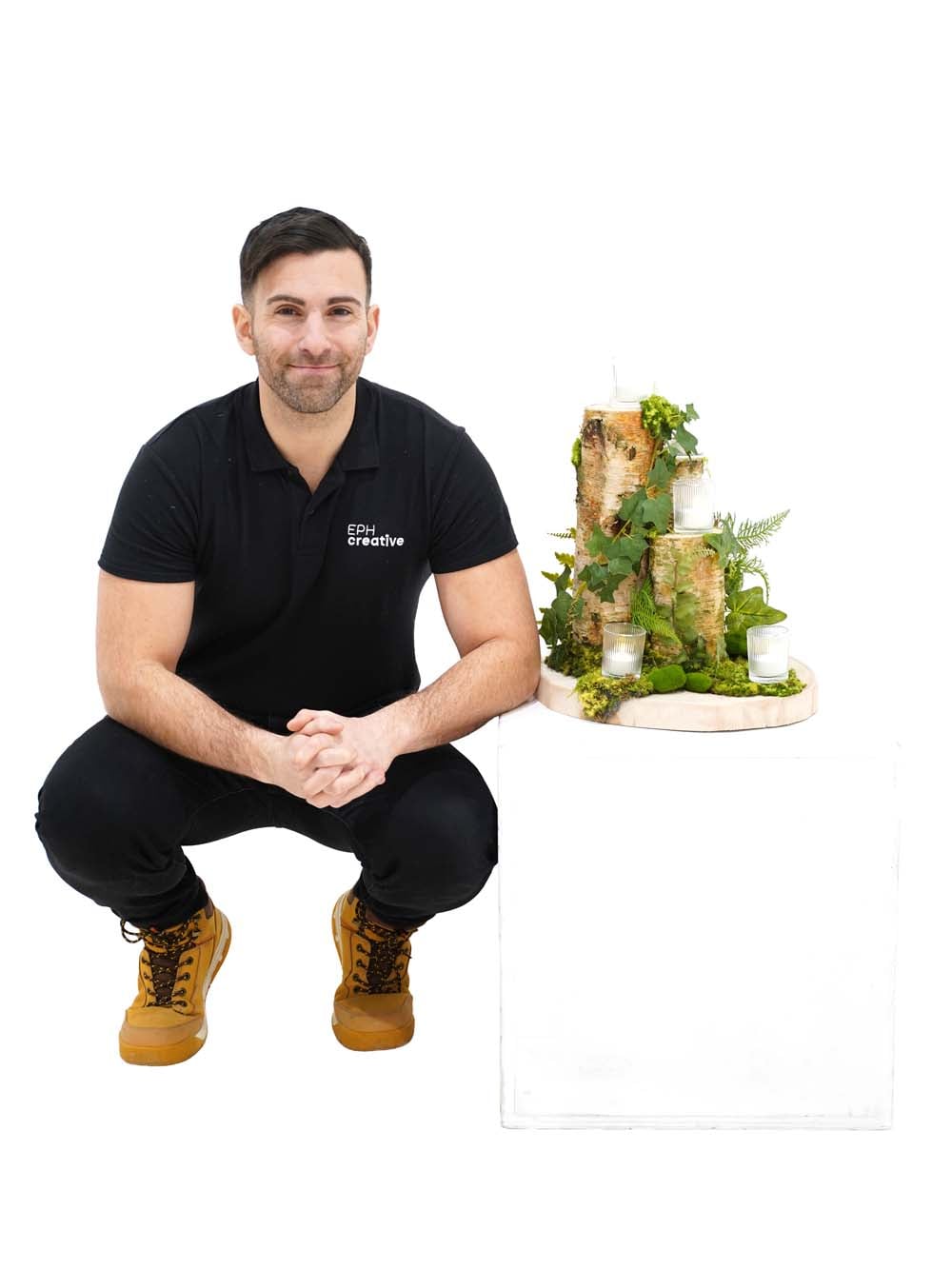 SN17556_Woodland Log Centrepiece - (LED Tealights)_event_prop_hire_EPH_Creative (16) copy _optimised