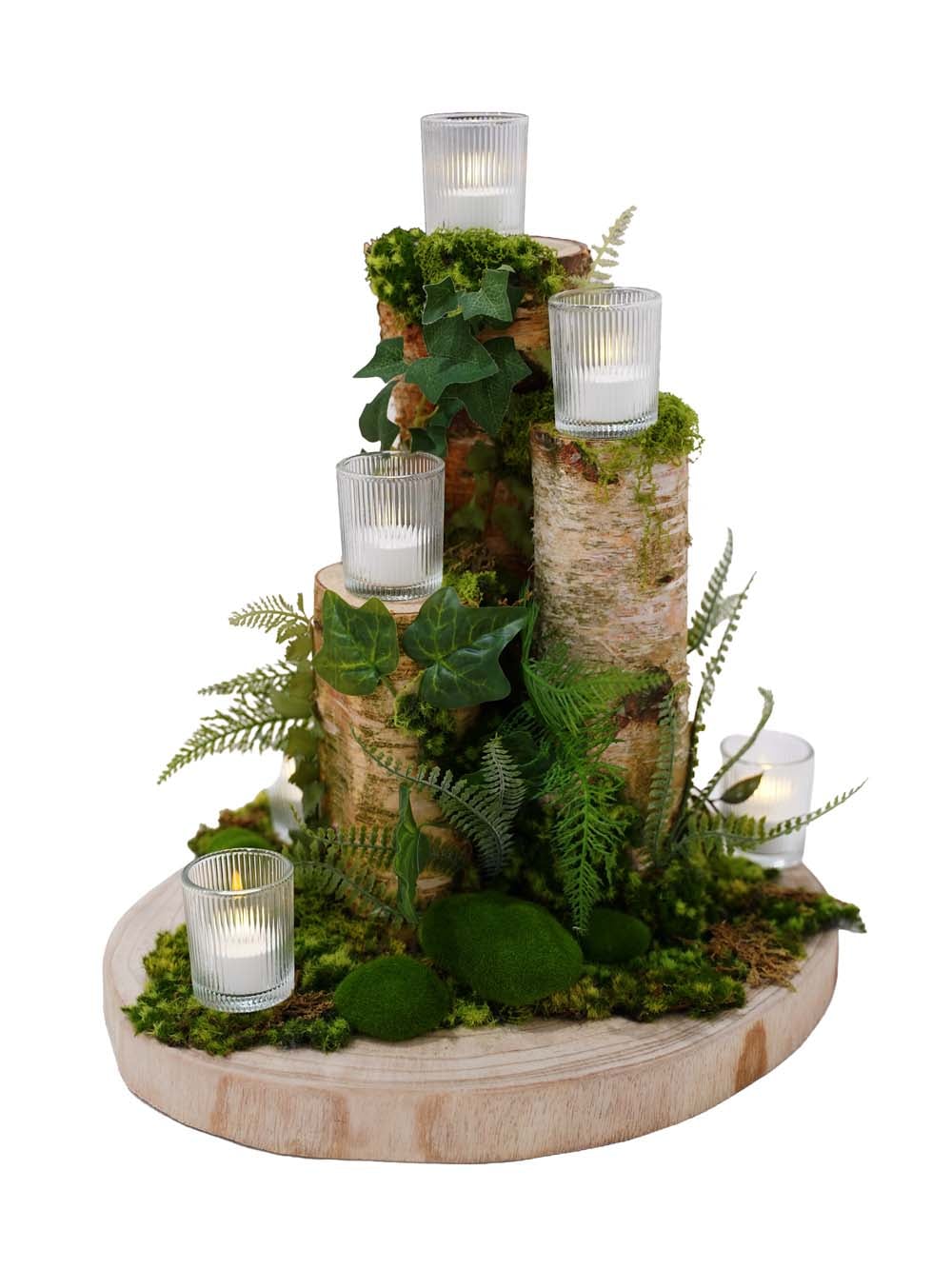 SN17556_Woodland Log Centrepiece - (LED Tealights)_event_prop_hire_EPH_Creative (7) copy _optimised