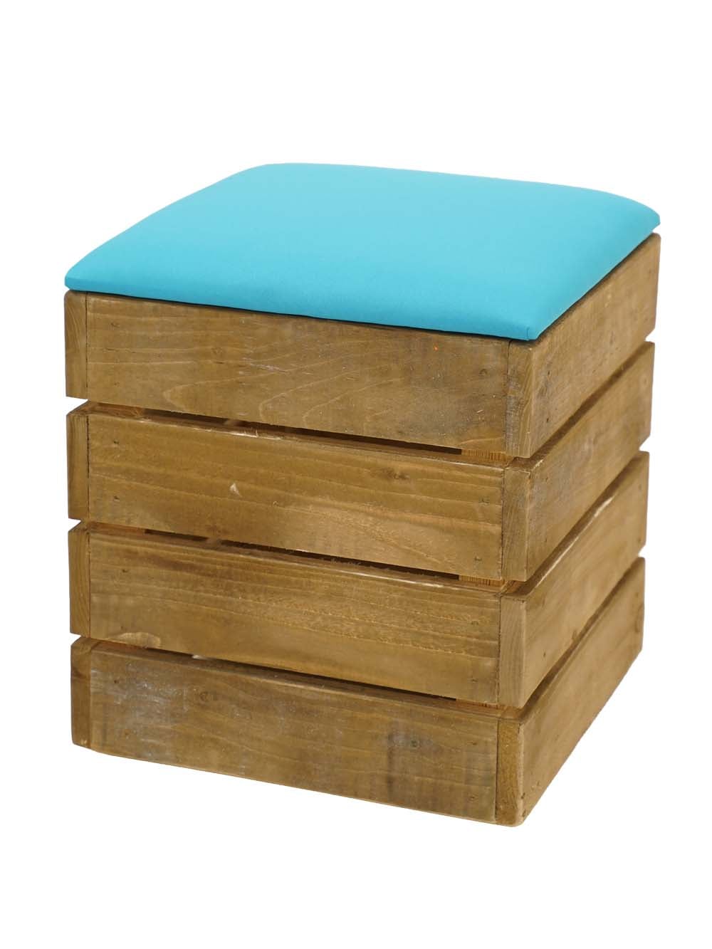 SN6145_Pallet Wood Cube Single Seater - Blue Cushion Pad_event_prop_hire_EPH_Creative