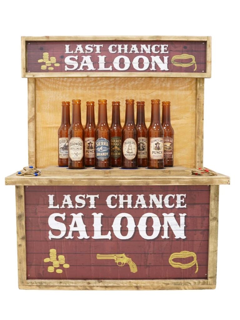 Last Chance Saloon Fairground Game – Bottle Toss