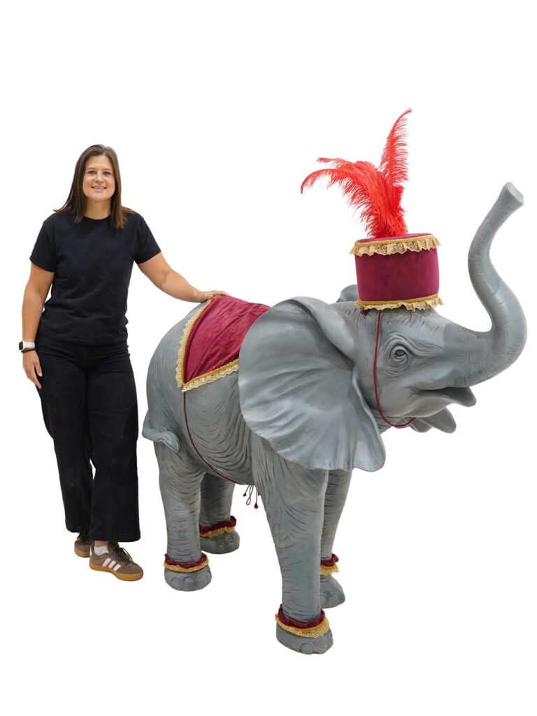 Life-size elephant (Mid-Size) – Dressed