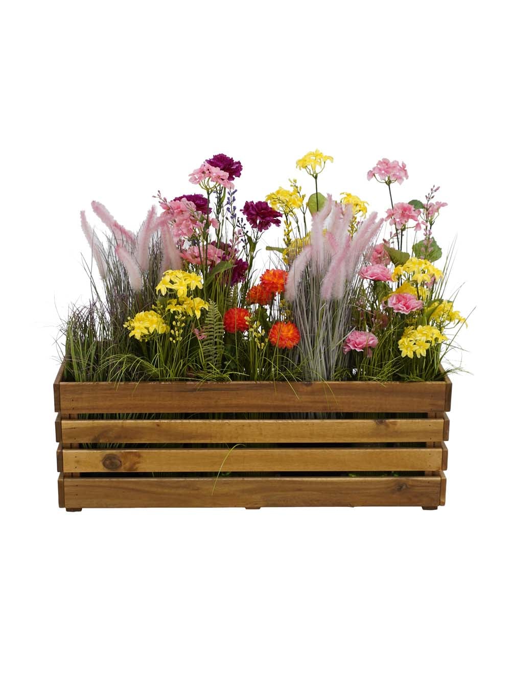 SN17938_Wildflowers in Wooden Crate Planter - Warm_event_prop_hire_EPH_Creative (1) copy _optimised